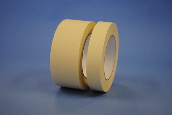 3/4" x 60 Yd Economy Grade Crepe Masking Tape (Case of 48 Rolls) - Image 2