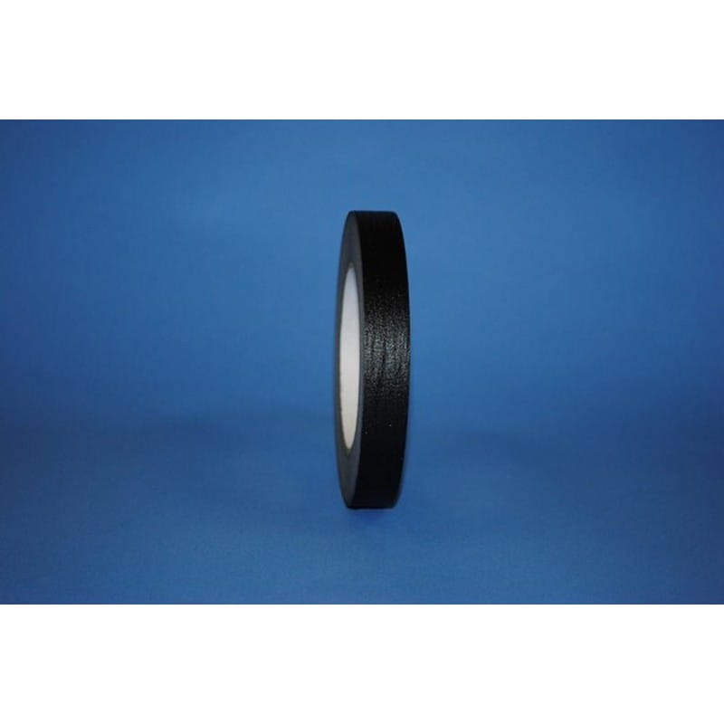 3/4" x 60 Yd Black Colored Crepe Masking Tape (Case of 48 Rolls)
