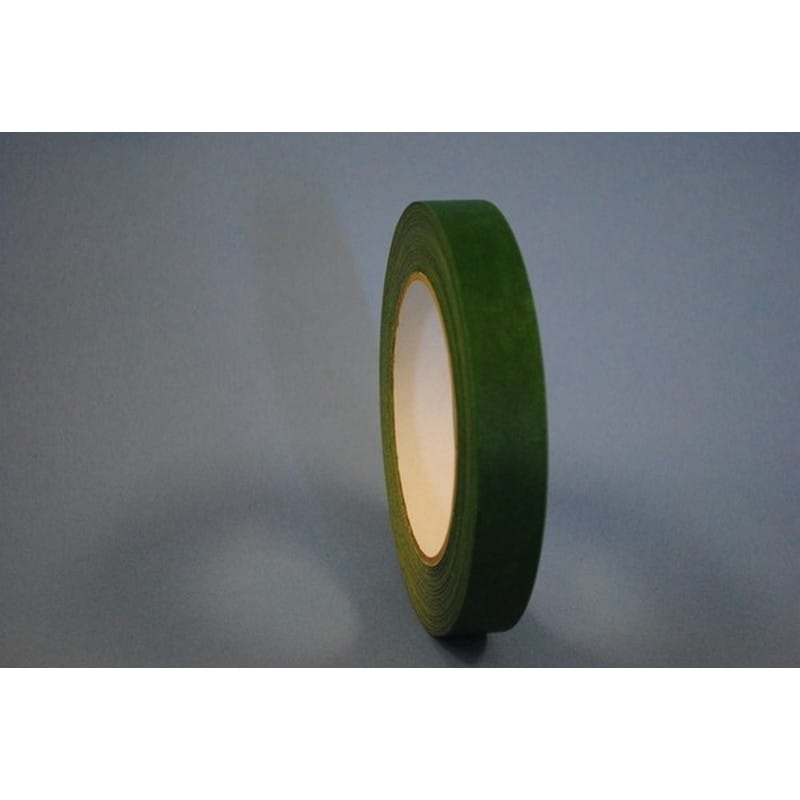 1" x 60 Yd Green Colored Crepe Masking Tape (Case of 36 Rolls)