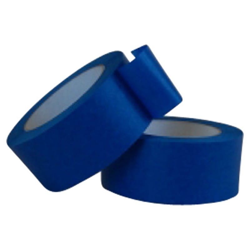 1" x 60 Yd Yellow Utility Grade Autobody Masking Tape (Case of 36 Rolls) - Image 3