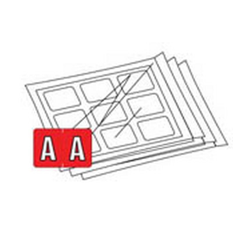 Barkley Compatible Complete Set "A-Z plus Mc" Labels, Polylaminated Stock, 1" x 1.5" Individual Letters - (6,075 labels)