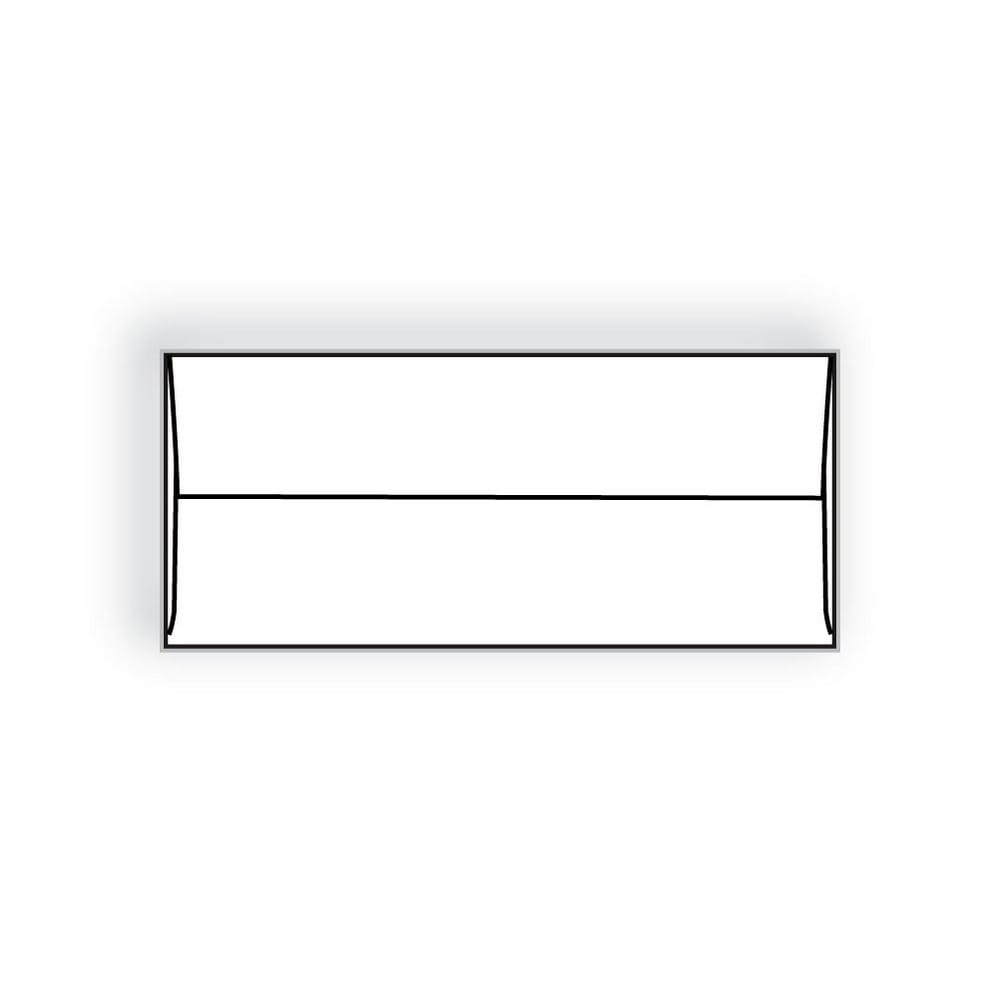 #10 Regular Business Envelopes, 4-1/8" X 9-1/2", 24#, White, Side Seam, 2" Square Flap, No Window (Box of 500)