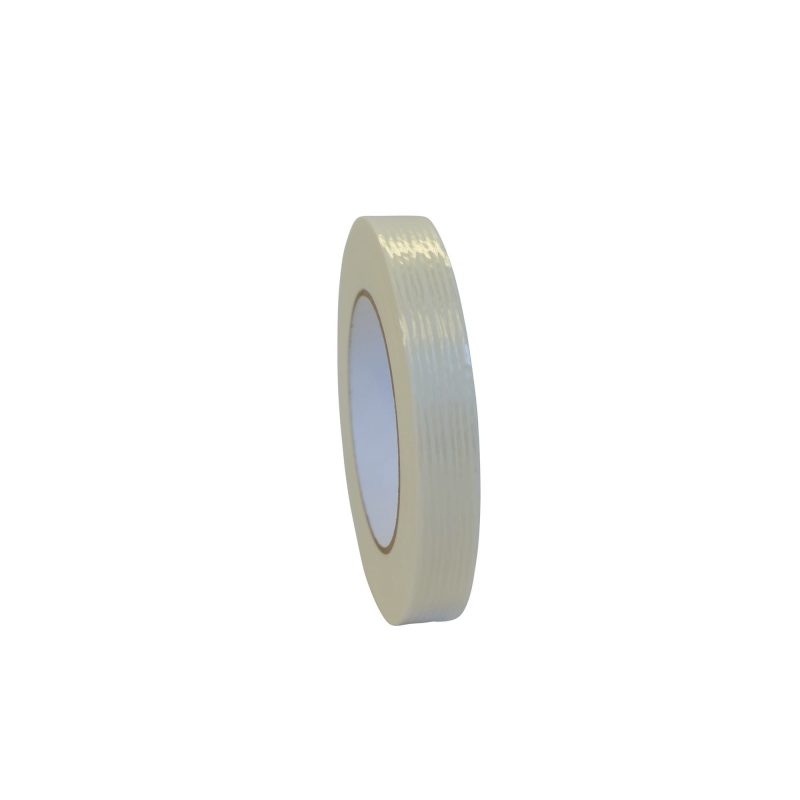 3/8" x 60 Yd 130# BOPP Filament Tape (Case of 96 Rolls)