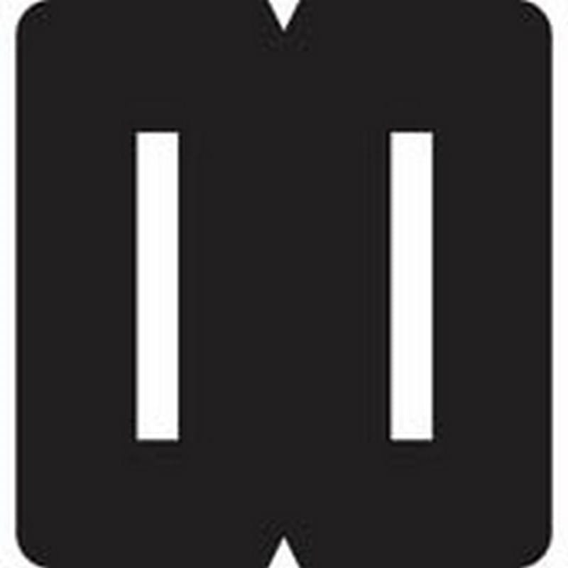 GBS/VRE Compatible "I" Labels, Polylaminated Stock, 1-1/4" X 1-5/16" Individual Letters - Roll of 500