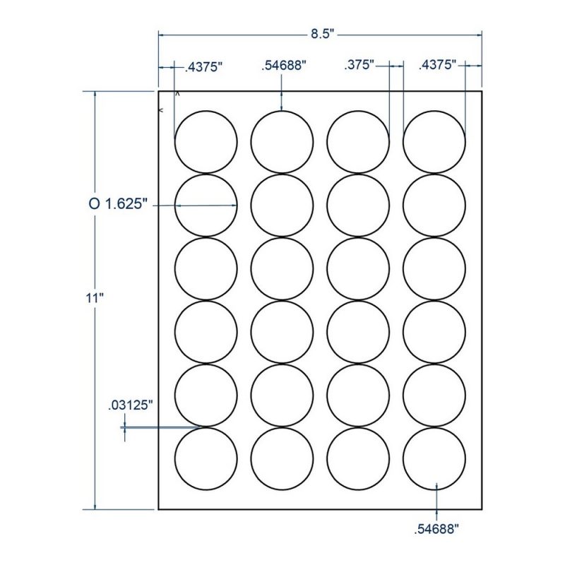 Circular Laser Labels