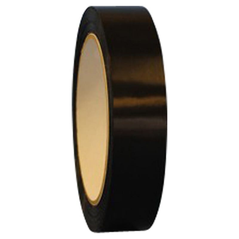 3/4" x 60 Yd Black Tensilized 95# Polypropylene Tape (Case of 96 Rolls) - Image 2