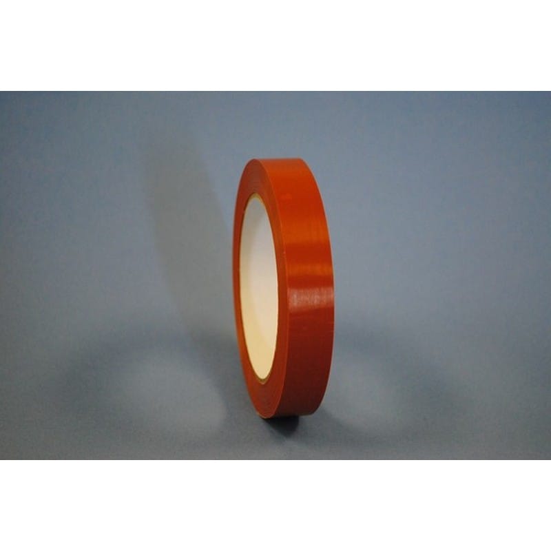 3/8" x 60 Yd Orange Low-Tack Strapping Tape (Case of 192 Rolls)