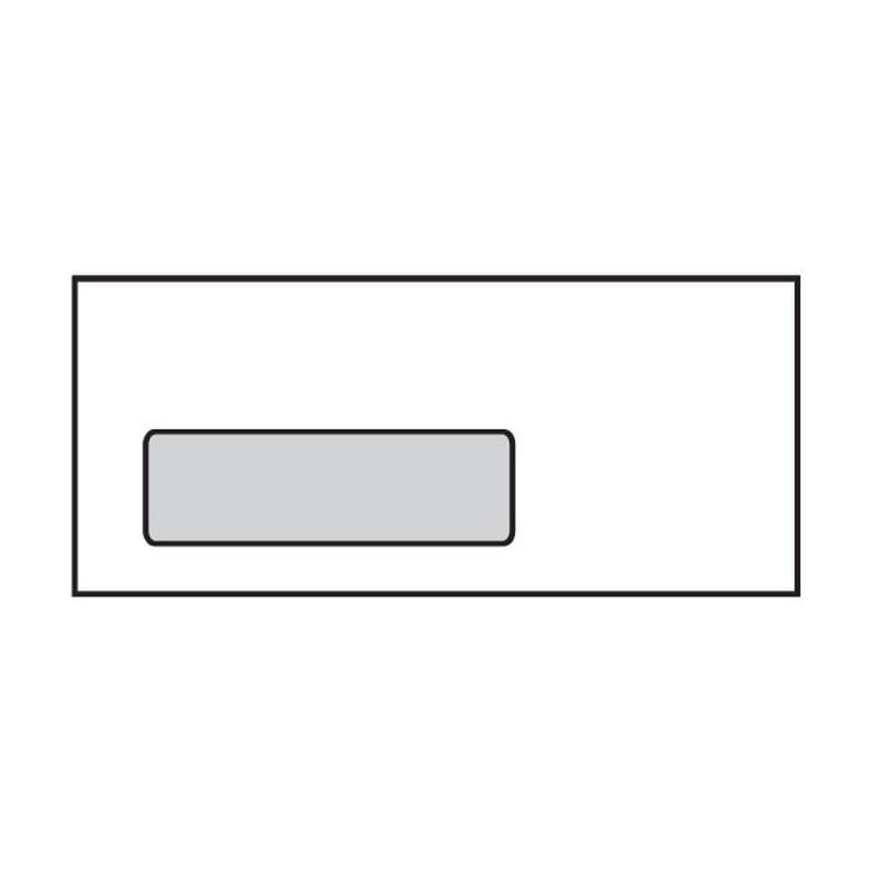 #10 Digi-Clear Window Envelopes, 4-1/8" x 9-1/2", 24#, H-Style Window, White, Laser Compatible (Box of 500) - Image 2