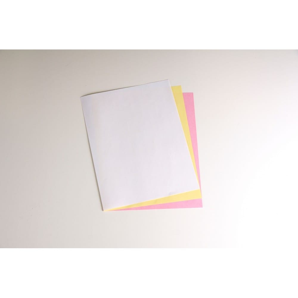 3-Part Straight Sequence White / Canary / Pink Pre-Collated Carbonless Paper (Carton of 5010 Sheets) - Image 4