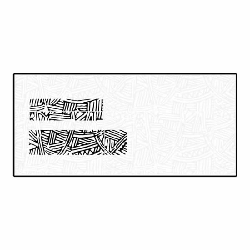 Double Poly Window Envelopes, 4-1/8" x 9", 24#, White, Two Side Seams, Black Wesco Inside Tint (Box of 500) - Image 2