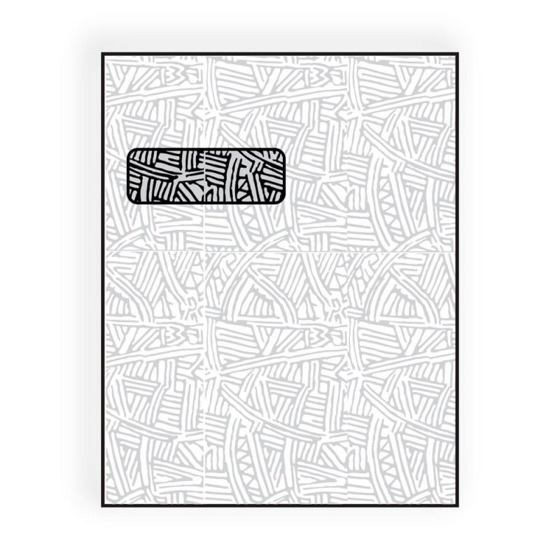 Open End Catalog Envelopes, 9" x 12", 28#, White (92% Brightness), Black Wesco Inside Tint, Poly Window (Box of 500)
