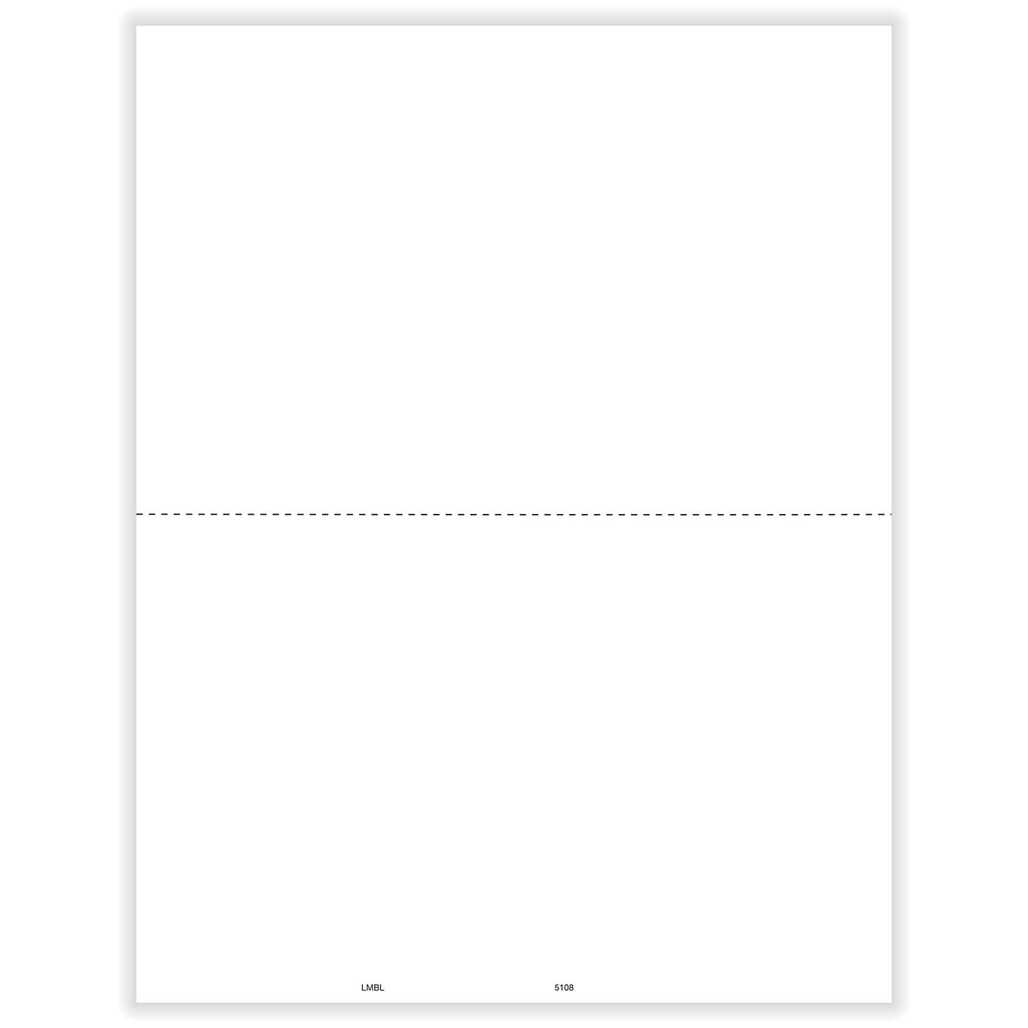 1099-MISC Blank With Backer Instructions Copy B, 500 sheets, 2 forms per sheet, 1000 forms