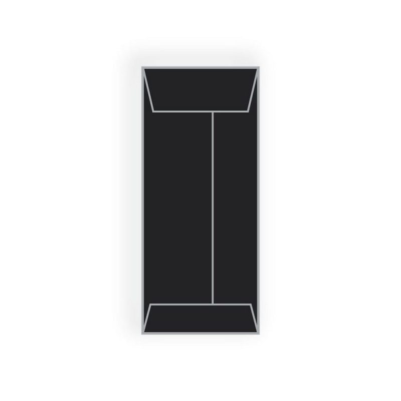 #10 Open End Policy Envelopes, 4-1/8" x 9-1/2", 24#, Black Wove, 30% Post-Consumer Recylced, Center Seam (Box of 500)