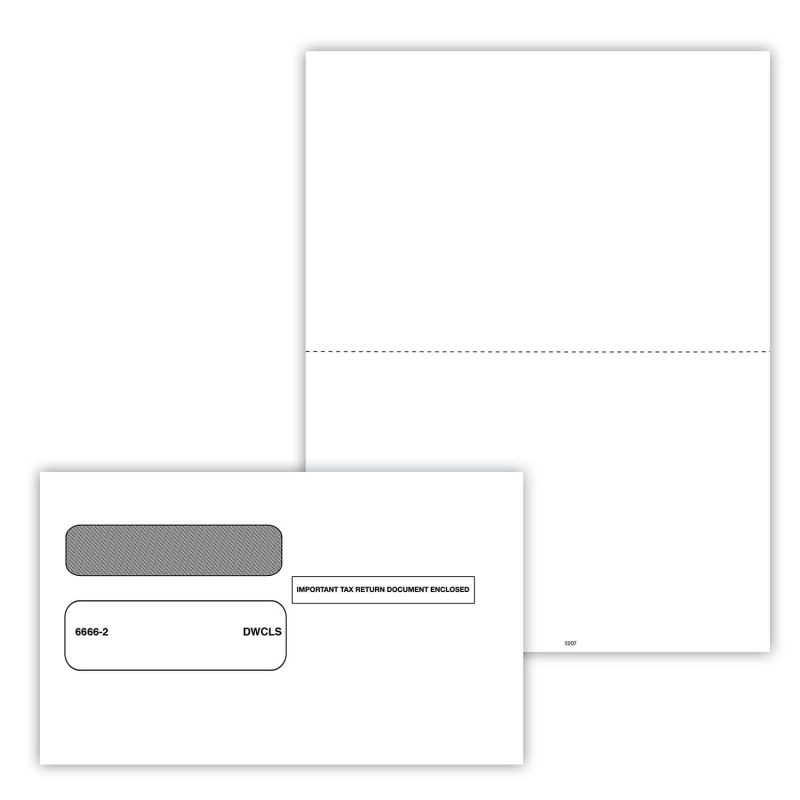 TFP W-2 Packaged Laser Sets for Electronic Filing, 50 Employees (with Envelopes)