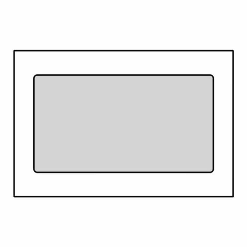Poly Window Open Side Booklet Envelopes, 9" x 12", 28#, White Kraft, Side Seams (Box of 500)