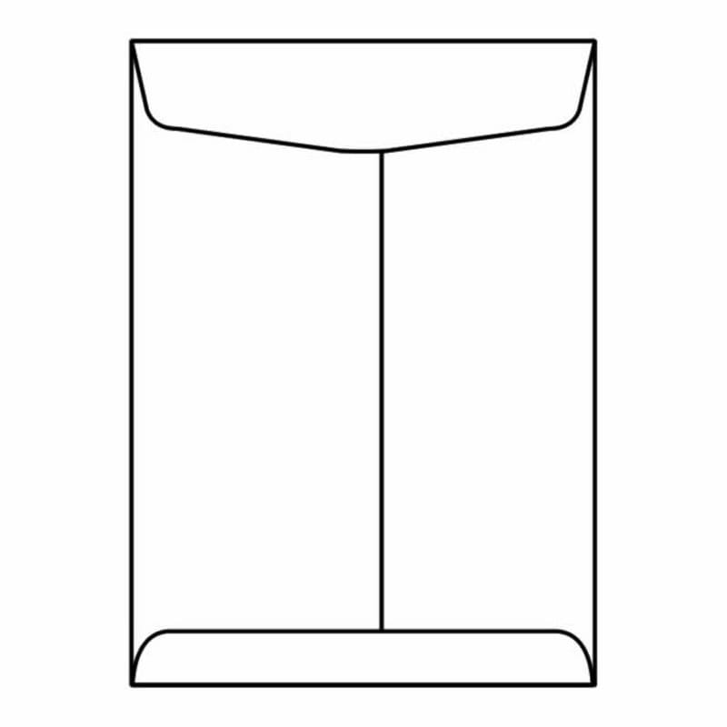 Neopost Machine Insertable Open End Catalog Envelopes, 9-1/2" x 12-1/2", 28#, White, Center Seam (Box of 500) - Image 2