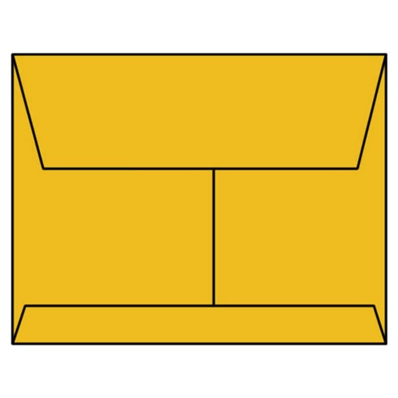 Open Side Heavy Duty Mailer, 10" x 13", 32#, Tan / Brown Kraft, Center Seam, 4" Wide Flap (Box of 500)