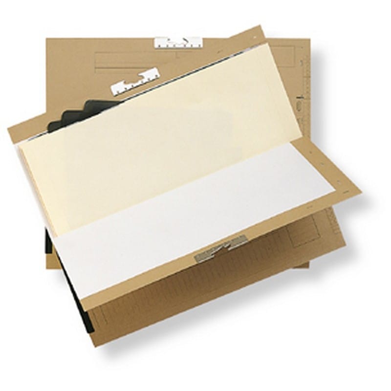14" x 18" Capacity Jalema Grafi-System Brown Collective File (Box of 70)