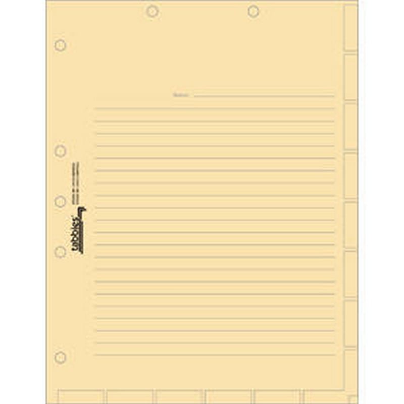 Medical Chart Divider Sheets, 8-1/2" x 11", Manila (Box of 400)