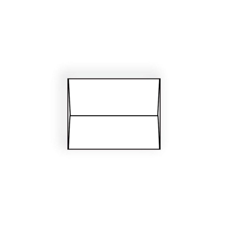 #A-8 Announcement Envelopes, 5-1/2" x 8-1/8", 24#, White (92% Brightness), Square Flap Down (Box of 500)