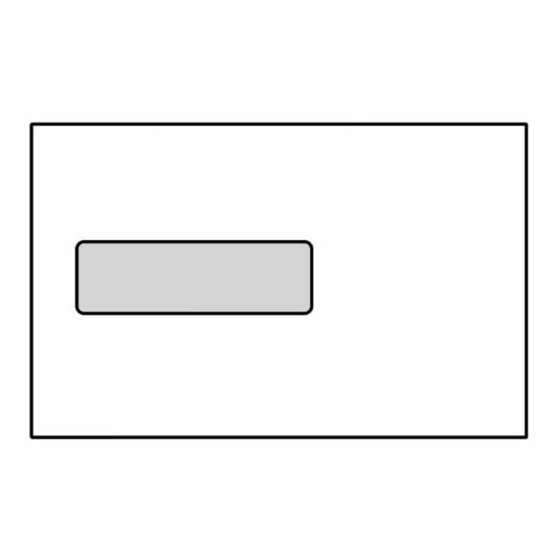 Poly Window Open Side Booklet Envelopes, 6" x 9-1/2", 24#, White, Side Seams (Box of 500) - Image 2