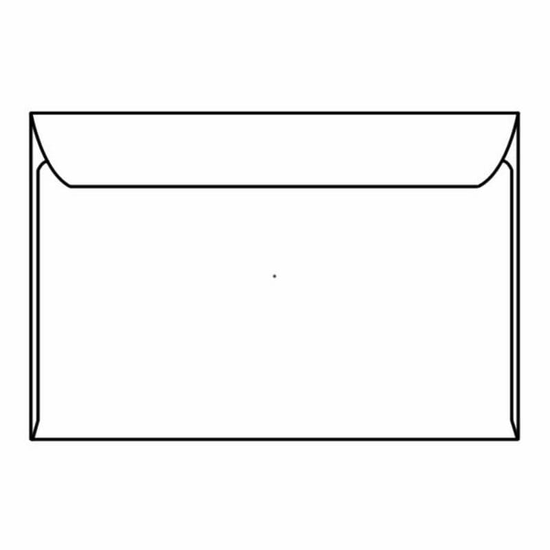 Open Side Booklet Envelopes, 6" x 9-1/2", 24#, 30% Post-Consumer Recycled, White, Acid Free, Side Seams (Box of 500)