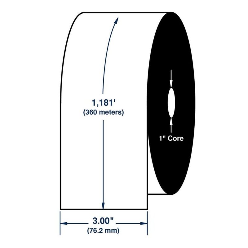 3" x 1181' Thermal Transfer Ribbons for Sato - Datamax Printers (1 Ribbon)