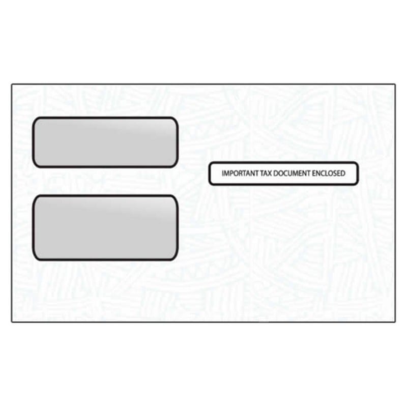 W-2 Form & 1099 IRS Envelopes