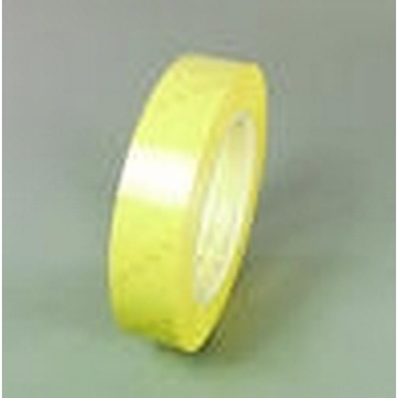 1/2" x 72 Yd Yellow Polyester Film with Silicone Adhesive (Case of 72 Rolls)