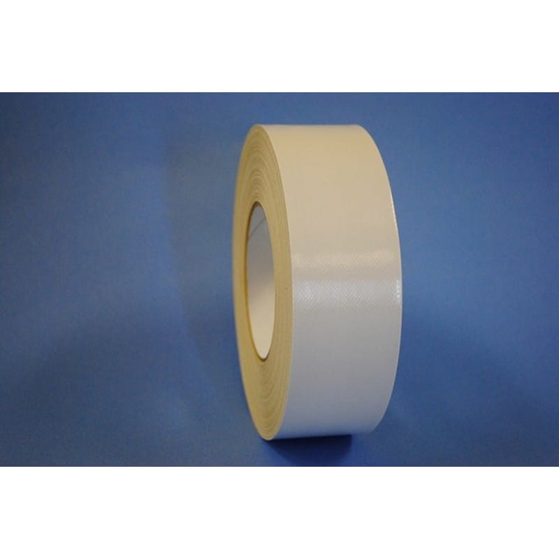 3" x 60 Yd 12 mil Premium Grade White Cloth Duct Tape (Case of 16 Rolls) - Image 2