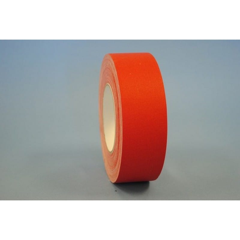 3" x 60 Yd Red Vinyl Coated Colored Cloth Duct Tape (Gaffers Tape) (Case of 16 Rolls) - Image 2
