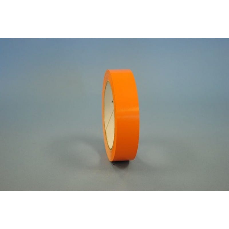 2" x 72 Yd Orange UPVC Colored Vinyl Film Tape (Case of 24 Rolls) - Image 2