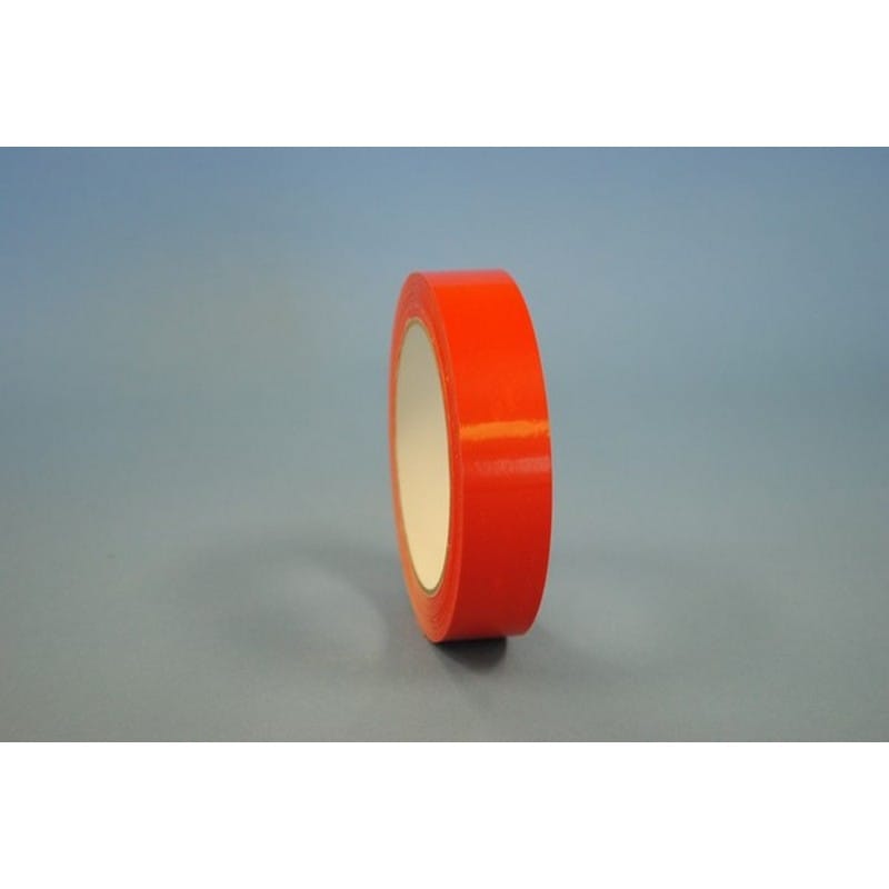 1/2" x 72 Yd Red UPVC Colored Vinyl Film Tape (Case of 72 Rolls)