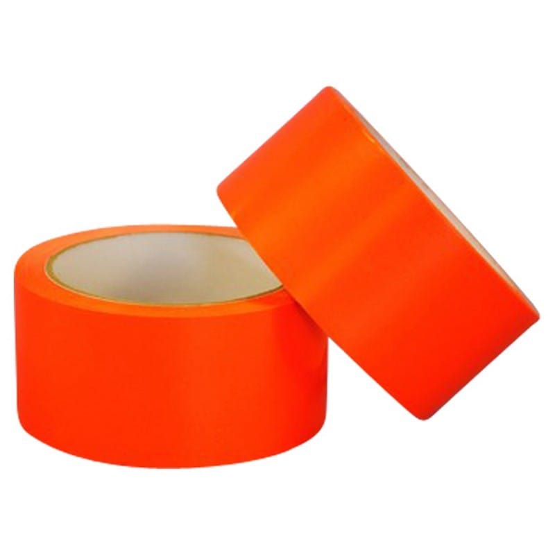 1/2" x 72 Yd UPVC Fluorescent Orange Tape (Case of 72 Rolls)