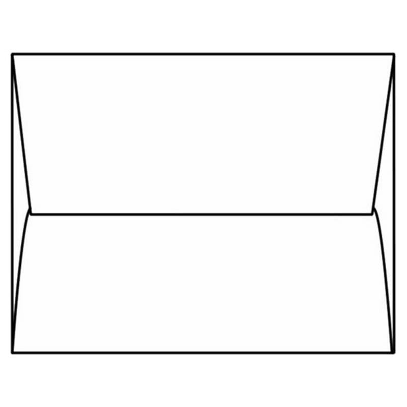 #A-6 Announcement Envelopes, 4-3/4" x 6-1/2", 24#, Bright White (96% Brightness), Acid Free, Square Flaps (Box of 500) - Image 2