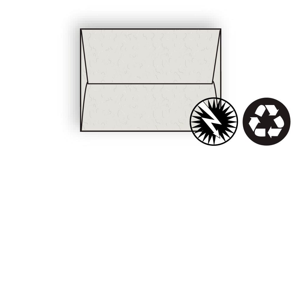 #A-6 Announcement Envelopes, 4-3/4" x 6-1/2", 24#, Recycled, Fiber-Added, Stone, Square Flaps (Box of 500)