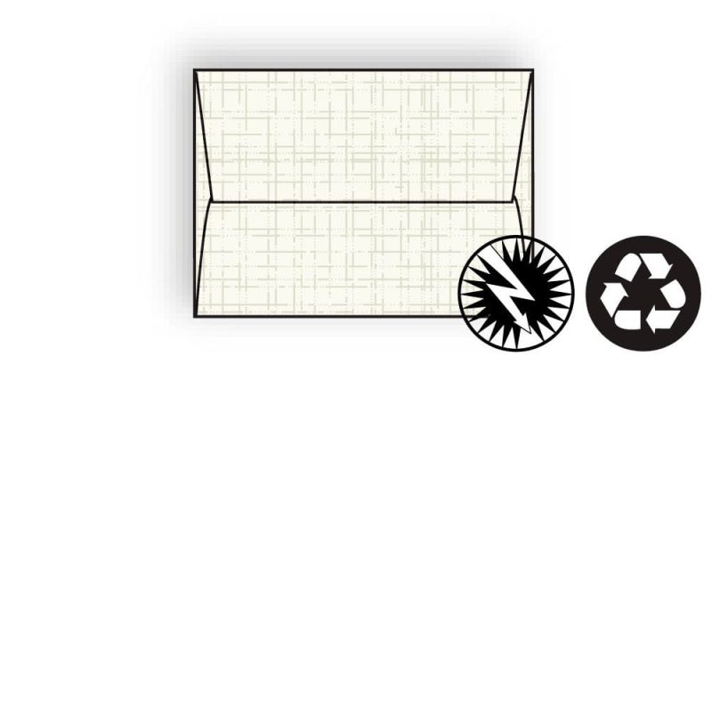#A-2 Announcement Envelopes, 4-3/8" x 5-3/4", 24#, Recycled, Natural Colored, Square Flaps (Box of 250)
