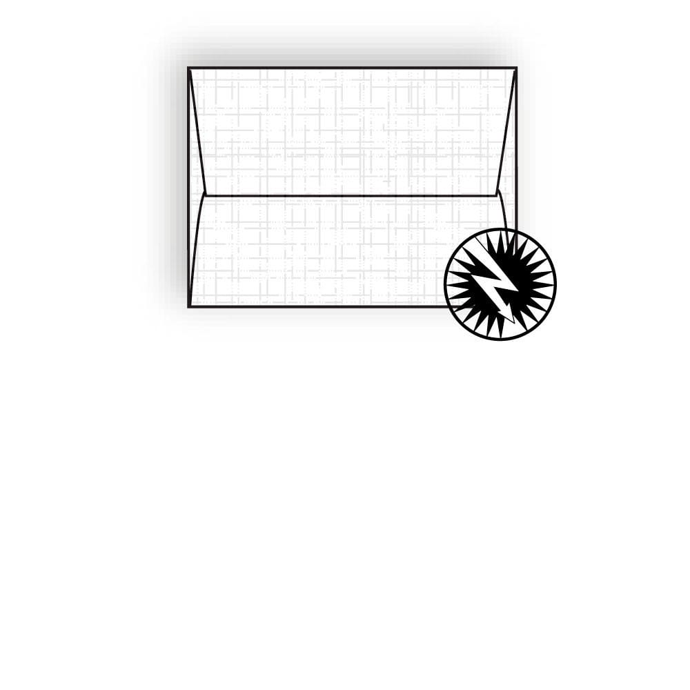 #A-2 Announcement Envelopes, 4-3/8" x 5-3/4", 24#, Recycled, White, Square Flaps (Box of 250)