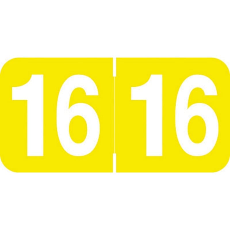 Ames Compatible Yearband Labels, Laminated stock, 1-1/2" X 3/4" - 500 per Roll