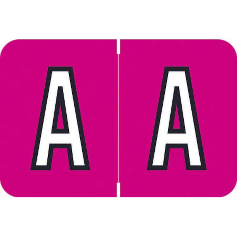 Barkley ACPM Compatible "A" Labels, Laminated Stock, 1" X 1-1/2" Individual Letters - Roll of 500