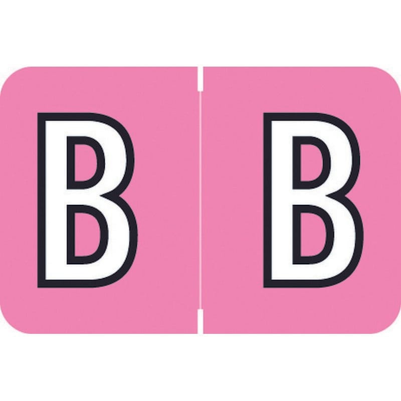 Barkley ACPM Compatible "B" Labels, Laminated Stock, 1" X 1-1/2" Individual Letters - Roll of 500