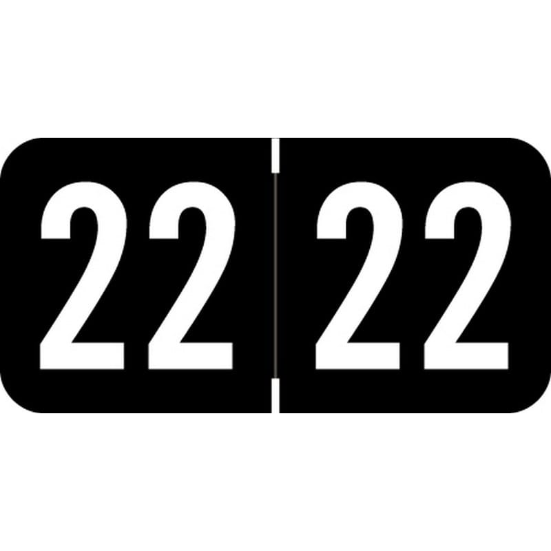 S&W/Acme Compatible "21" Yearband Labels, Laminated Stock 1-1/2" x 3/4" - 500 per Roll