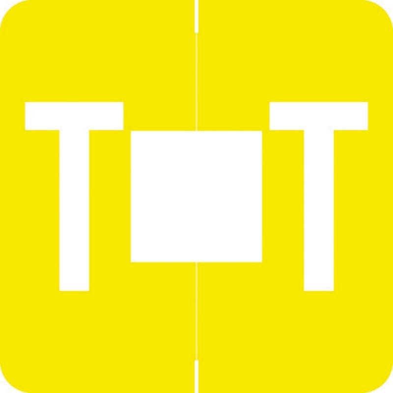 Barkley ADPK Compatible "T" Labels, Laminated Stock, 1-1/2" X 1-1/2" Individual Letters - Pack of 228