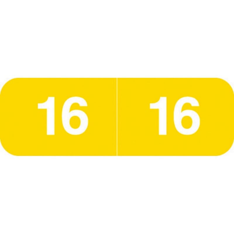 Ames Compatible Yearband Labels, Laminated stock, 1-1/2" X 1/2" - 500 per Roll