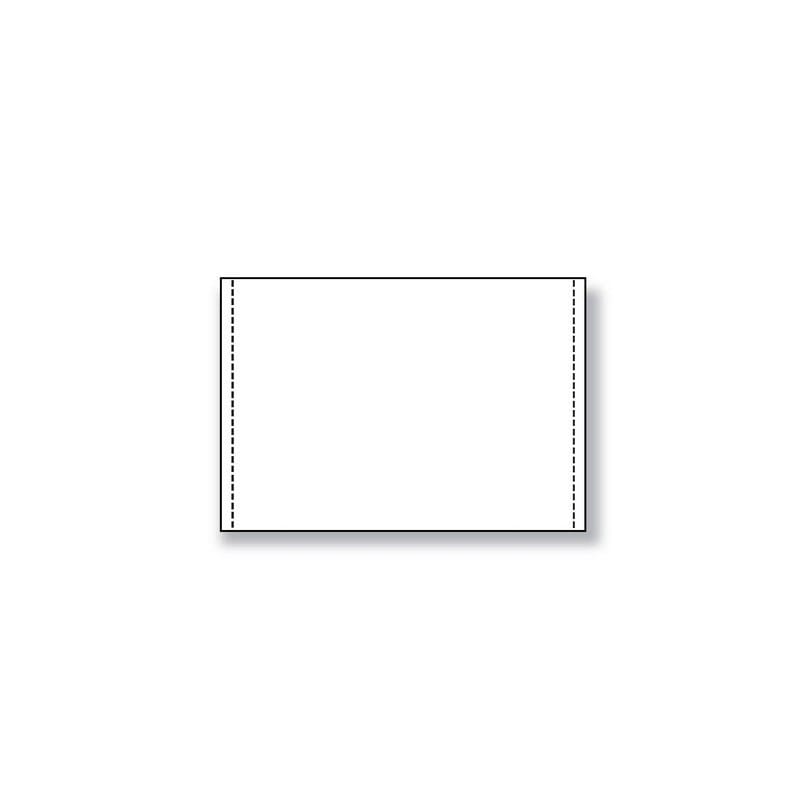 12'' x 8-1/2" (W x H) Continuous 20# White Computer Paper, 1/2" Marginal Perf Left and Right (Ream of 3600)