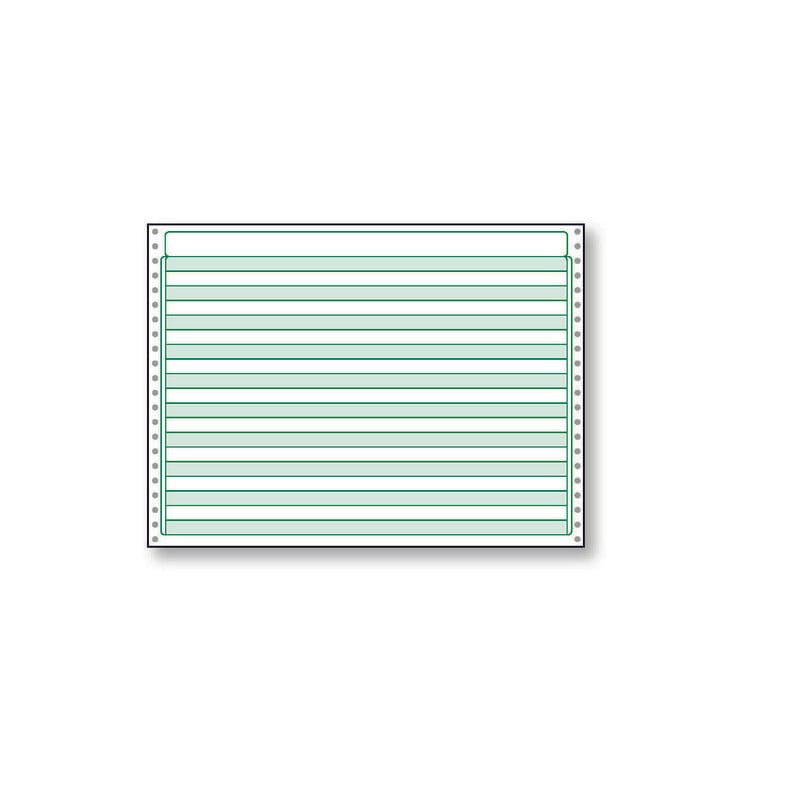 Green Bar Paper – Continuous Computer Paper Ream of 2200