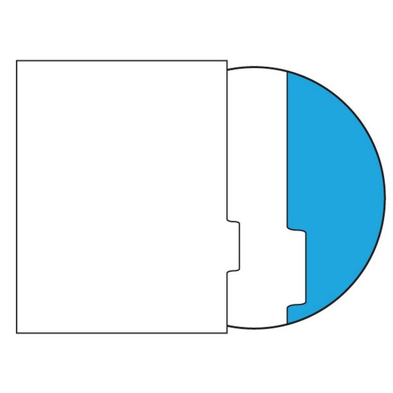 110#, 1/5 Cut, Position 4, Blank Indexes, No Copier Mylar on Tab Area, Uncollated Single Position (Carton of 1250 Tabs)