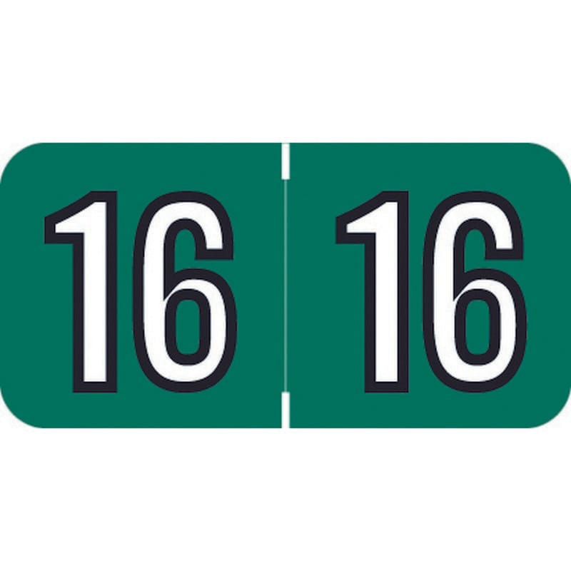 Barkley Compatible Yearband Labels, Laminated stock, 1-1/2" X 3/4" - 500 per Roll