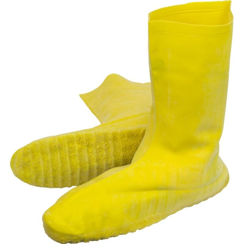 Medium, Yellow Heavy Weight Latex Nuke Boot w/Grit Sole (1 Pair Per Box)