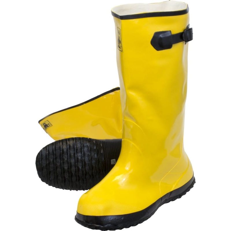 Size 15 Yellow Rubber Over The Shoe Slush Boots (1 Pair Per Package)